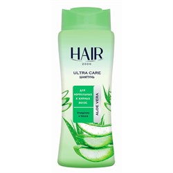 Шампунь ультра уход Марки HAIR для нормальных и жирных волос АЛОЭ 600 ml x 12 ББ01181 - фото 15682