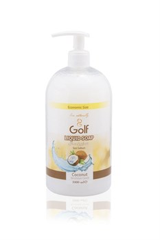 GOLF Жидкое мыло для рук COCONUT~КОКОС 1000мл*12шт ББ01598 - фото 15772