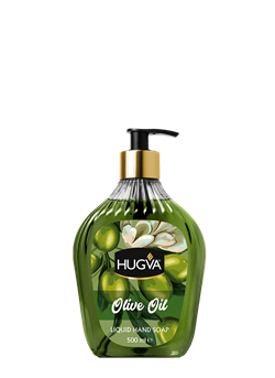 HUGVA ЖИДКОЕ МЫЛО ДЛЯ РУК ПРЕМИУМ КЛАССА ОЛИВКОВОЕ МАСЛО 500 ML ББ00315 - фото 15833