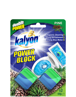 KALYON ТУАЛЕТНЫЙ БЛОК ДЛЯ СЛИВНОГО БАЧКА УНИТАЗА СОСНА 2 ШТ ББ00406 - фото 15904