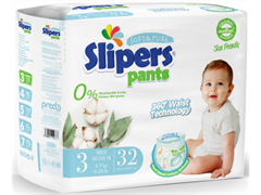 Подгузники-трусики Slipers №3 (4-9кг) 32 шт ББ01045 - фото 15940
