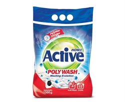 ACTIVE ИРАН / Стиральный порошок автомат "Poly Wash" 1.5 кг х 8 ББ01285 - фото 15976
