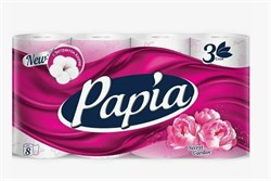 Т/Бумага PAPIA Secret Garden 3сл/8рул/7бл. в уп ББ01365 - фото 16031