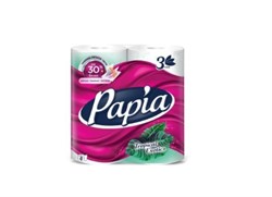 Т/Бумага PAPIA Тропическая экзотика 3сл/4рул/14бл. в уп ББ01369 - фото 16035