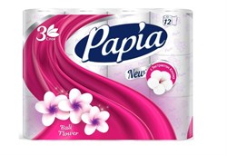 Т/Бумага PAPIA "Цветы Бали" 3сл/12рул/7бл. в уп ББ01375 - фото 16038