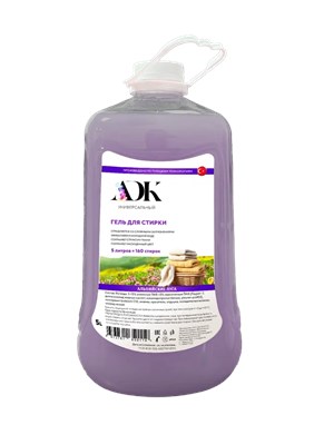 ADK Жидкий стиральный порошок  УНИВЕРСАЛЬНЫЙ "Альпийские луга" 5 л*2шт ББ01701 - фото 16287
