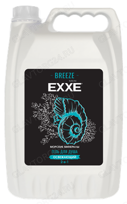 EXXE MEN Мужской гель для душа 2в1 "Морские минералы" BREEZE, 5 литров С0008190 - фото 17120