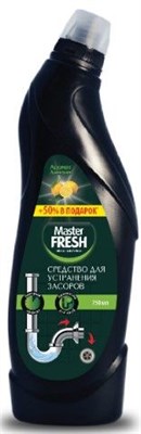 Master FRESH средство для устранения засоров в трубах, 750 мл. С0006468 - фото 17254