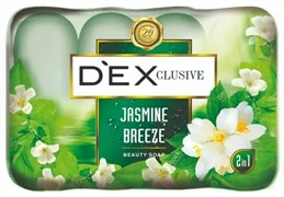 DEX CLUSIVE мыло ( Жасмин ) 4шт.* 90 гр. экопакет,в уп. 24шт ББ01549