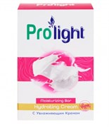 Мыло туалетное PROLIGHT С увлажняющим кремом, 80 гр. (картонная коробка) ББ01633