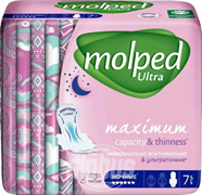 MOLPED прокладки ультра 7шт ночные/18 ББ01962