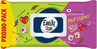 Emily Style влажные салфетки УНИВЕРСАЛЬНЫЕ ДЛЯ ВСЕЙ СЕМЬИ АЛОЭ с крышкой 120шт С0007998, С0008171