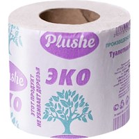 ТБс EcoPlushe (115гр), 35м, 1 слой, серая, втулка, 30 в уп 3078