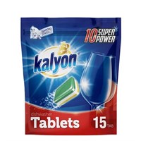 KALYON ТАБЛЕТКИ ДЛЯ ПОСУДОМОЕЧНОЙ МАШИНЫ ВСЕ В ОДНОМ 15 ШТ  300 гр WTDqcxTqiiY4fgMtvkQYk3